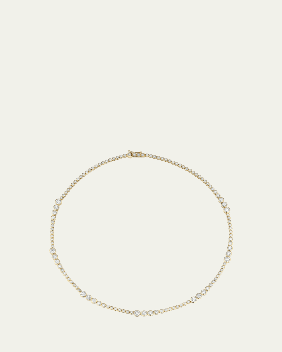 Grand Rainsun Tennis Necklace, 16"L
